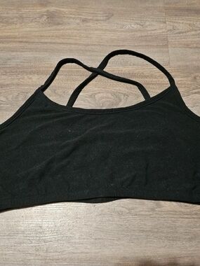 No Boundaries Black Strappy Bralette